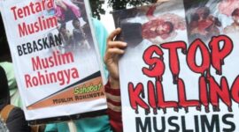 masa protes masalah rohingya