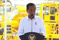 Foto: Presiden Jokowi resmikan smelter tembaga dan pemurnian logam mulia di NTB (tangkapan layar)